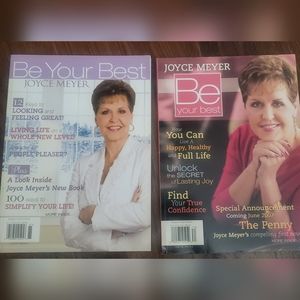 Joyce Meyer Be Your Best Magazine February 2009 and April 2007
